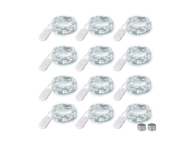 Lyhope Fairy String Lights 12 Packs Battery Operated Christmas Lights 20 LED