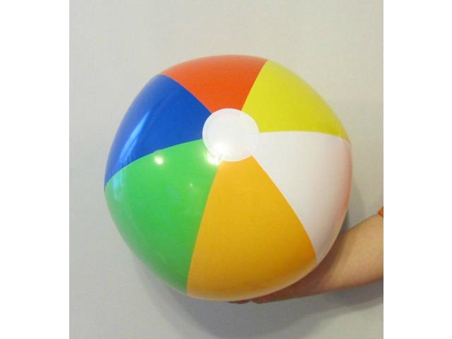 7 NEW LARGE INFLATABLE MULTI COLORED BEACH BALLS 22' POOL BEACHBALL PARTY FAVORS
