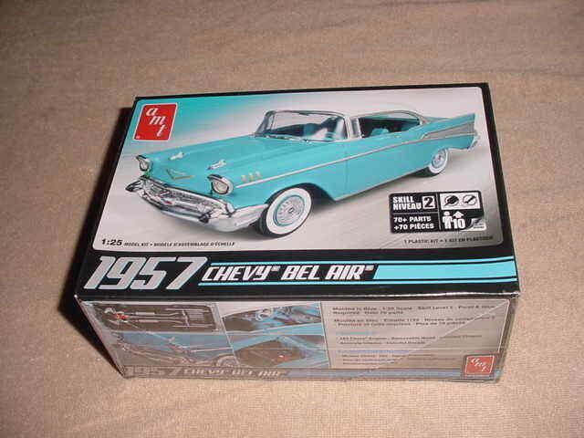 AMT '57 Chevy Bel Air 1/25 Scale Model Car Kit # AMT638M/12 (NISB)