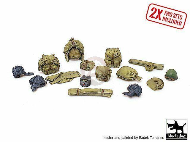 Black Dog 1/35 Russian Soldier's Equipment and Accessories WWII (2 each) T35225