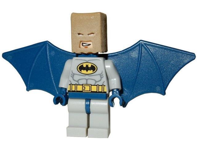 *NEW* Custom Printed BAG HEAD BATMAN - DC Universe - Baghead Block Minifigure