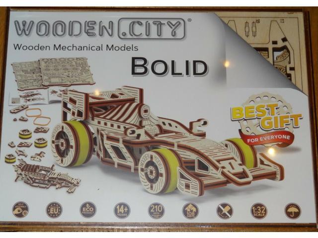 Bolid Wooden Mechanical Model Kit Wooden City 502335