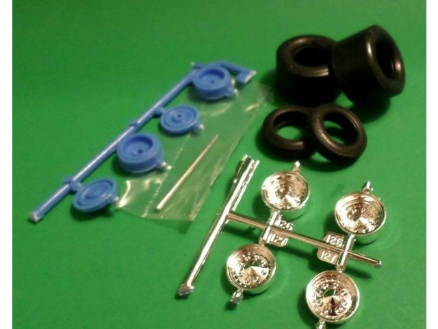 1966 Nova SS 1/25 Pro Street Big Slick Tire Chrome Rim Wheel Centerline Car Part