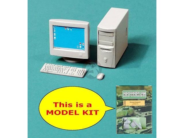 Eureka XXL 1/35 PC Computer with CRT Monitor Keyboard & Mouse [MODEL KIT] E-060