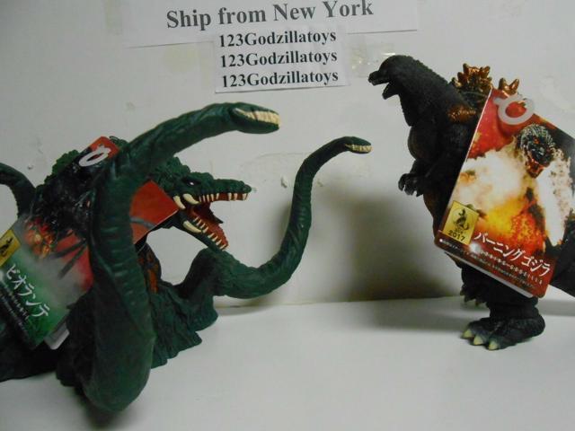 Burning Godzilla 2017 & 2018 Biollente w/Tag Japan Bandai (Set of 2)