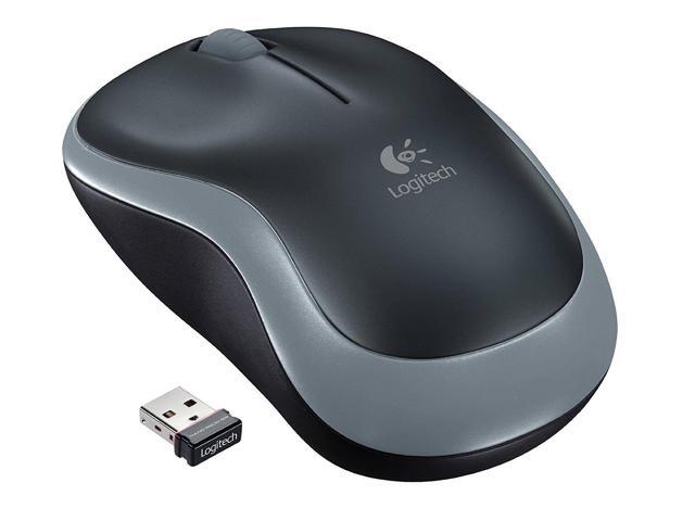 Recertified - Logitech Wireless Mouse M185 (Swift Gray)