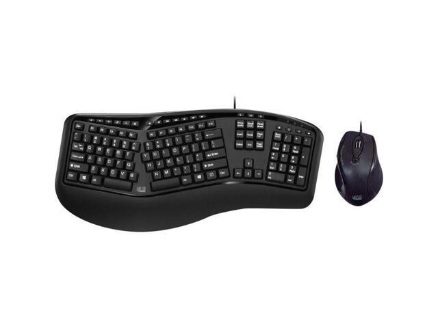Adesso TruForm 150CB Desktop Ergonomic Keyboard & Mouse Combo AKB-150CB