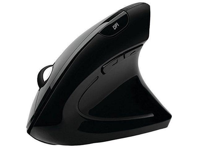 Adesso Vertical Ergonomic Optical 6-Button 24 GHz RF Wireless Mouse - Right Han