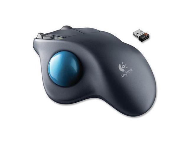 910-001799 Logitech M570 Trackball - Laser - Wireless - Radio Frequency - Dark Gray - USB - Scroll W