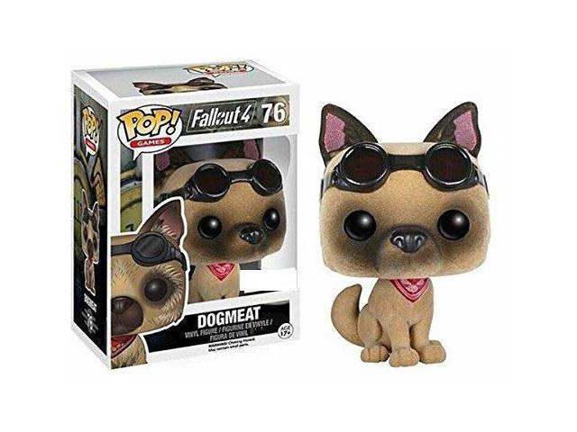 Funko Pop Games: Fallout 4 - Dogmeat Flocked Exclusive Vinyl Figure