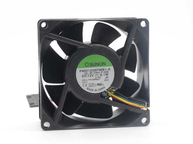 RiblessTach PWM IP68 24VDC Sanyo Denki 9WL0824P4J001 DC Fans 80x25mm