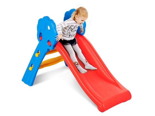 Children Kids Junior Folding Climber Play Slide Indoor Outdoor Toy Easy Store