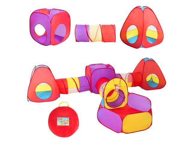 7pc Kids Ball Pit Play Tents & Tunnels Pop Up Baby Toy Gifts Indoor Outdoor