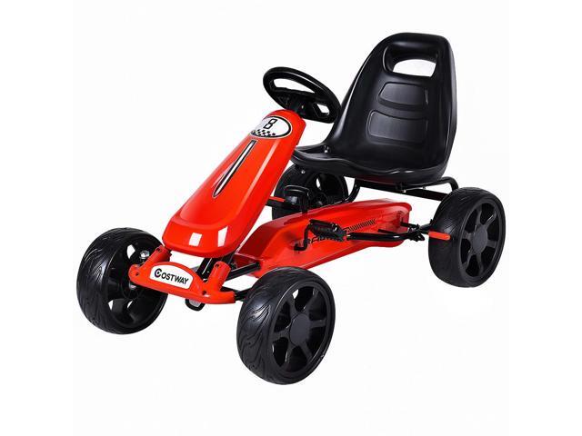 Go Kart Kids Ride On Car Pedal Powered Car 4 Wheel Racer Toy Stealth Outdoor New