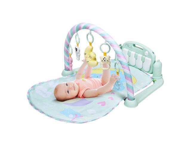Baby Gym Play Mat 3 in 1 Fitness Music and Lights Fun Piano Activity Center Toys