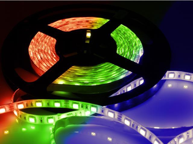 ONE SMART OSLS16 16FT Multicolored Smart LED Light Strip Amazon Alexa and Google Assistant Compatible Music Activated Timer Mode Remote Included