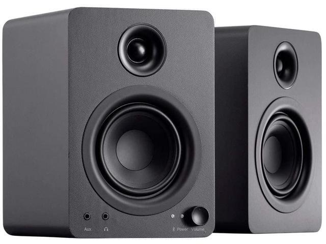 Monoprice DT-4BT 60-Watt Multimedia Desktop Powered Speakers with Bluetooth for Home Office Gaming or Entertainment Setup