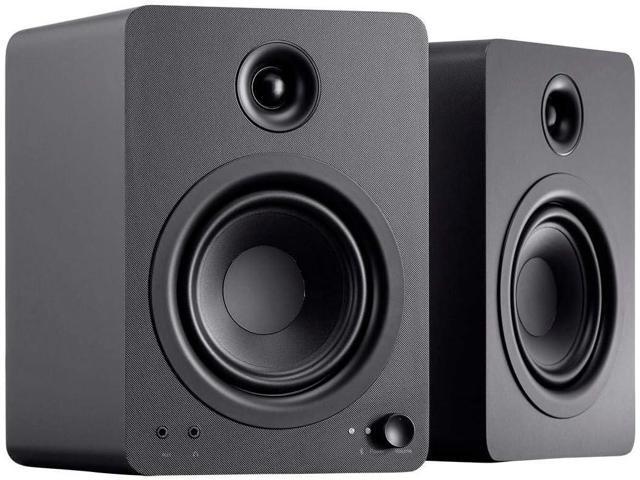 Monoprice DT-5BT 60-Watt Multimedia Desktop Powered Speakers with Bluetooth for Home Office Gaming or Entertainment Setup