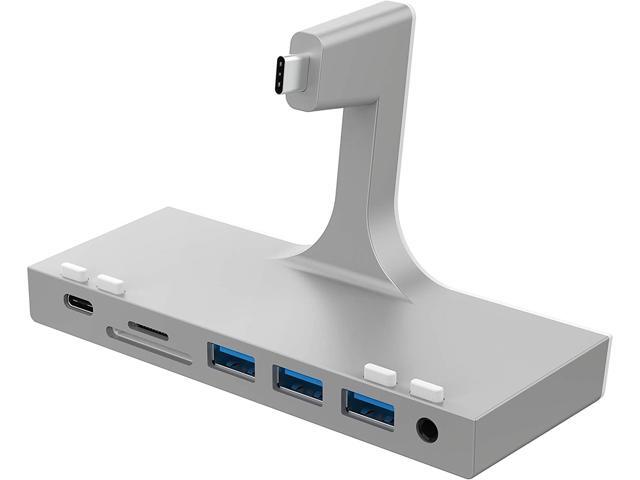 Sabrent Multi-Port iMac Hub with Front Access USB Ports SD/Micro SD Card Reader 35mm Headphone Jack and Rear HDMI 20 Output (iMac 2017 and