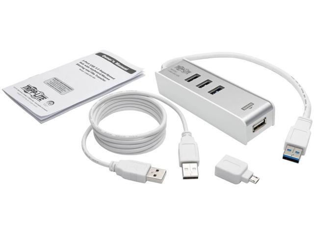 Tripp Lite 3-Port USB-A 30 SuperSpeed Hub with Keyboard/Mouse Sharing & File Transfer USB 30 Type-A (U360-003-KM)