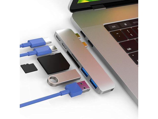 CharJenPro USB C Hub for MacBook Pro 16' 15' 13' 2020 2019 2018 MacBook Air 2020 2019 2018 100W Power TB 3 2 USB 30 microSD SD Card
