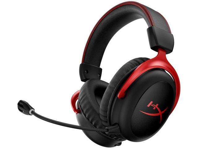HyperX Cloud II Wireless - Gaming Headset for PC PS4 Nintendo Switch Long Lasting Battery Up to 30 Hours 71 Surround Sound Memory Foam