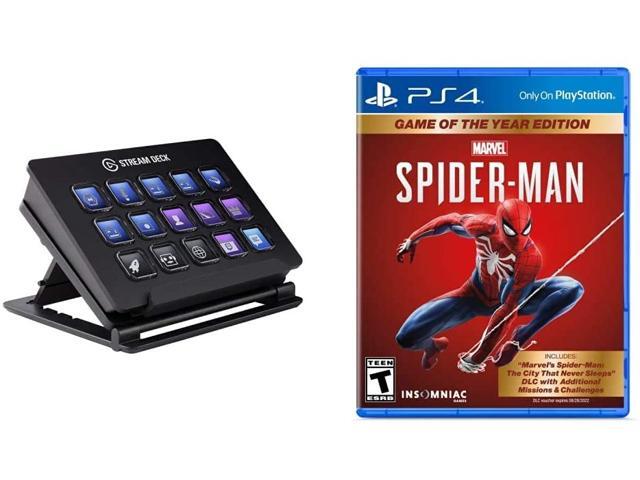 Elgato Stream Deck - Live Content Creation Controller & Marvel's Spider-Man: Game of The Year Edition - Playstation 4