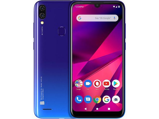 Recertified - BLU VIVO X6 V0570WW 64GB GSM Unlocked Android SmartPhone - Gradient Blue