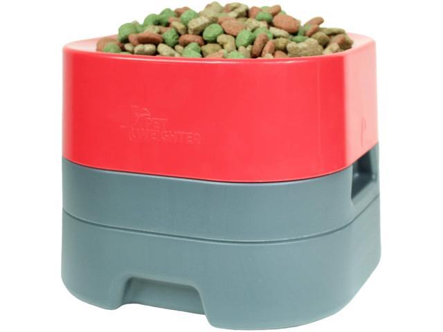 PetWeighter Bowl - Large & Heavy Dog Food Bowl - Elevated Dog & Cat Water Bowl (Large)