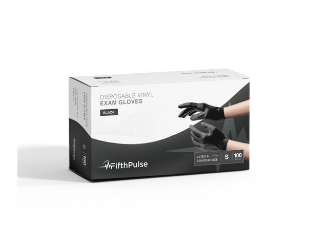 Fifth Pulse Vinyl Exam Latex Free & Powder Free Gloves - Box of 100 Gloves