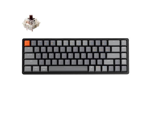 K6 Wireless RGB Aluminum Mechanical Keyboard Gateron Brown Switches