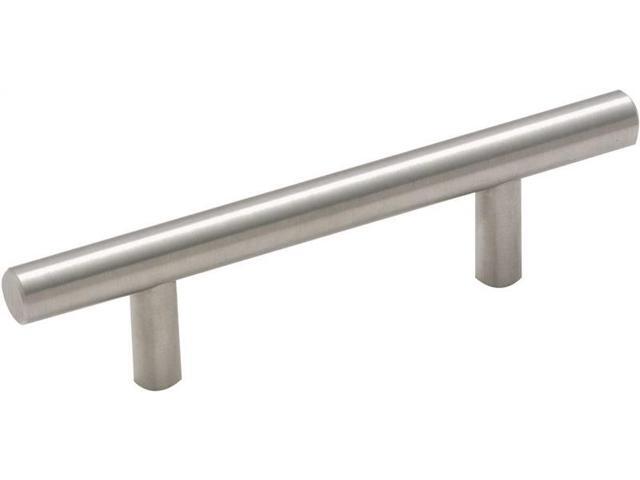 Bar Pulls 3 in (76 mm) Center-to-Center Stainless Steel Cabinet Pull