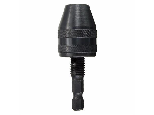 0.5-8mm 1/4 Inch Hex Shank Keyless Drill Chuck Drill Screwdriver Impact Driver Adaptor
