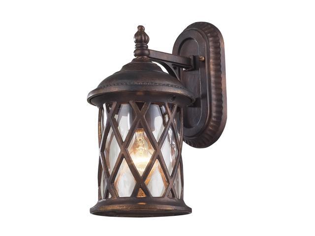 Elk Lighting Barrington Gate 1 Light Outdoor Sconce in Hazelnut Bronze - 42035-1