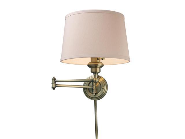 Elk Lighting Westbrook 1-Light Swing arm Sconce in Antique Brass - 11220-1