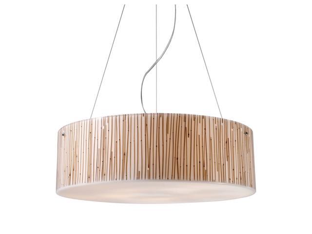 Elk Lighting Modern Organics 5-Light Pendant Bamboo Stem Material - 19063-5