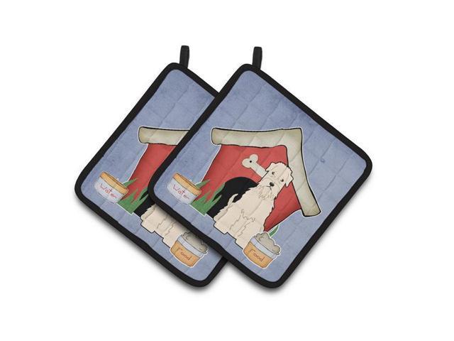 Carolines Treasures BB2815PTHD Dog House Collection Soft Coated Wheaten Terrier Pair of Pot Holders