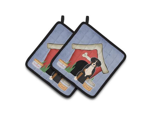 Carolines Treasures BB2791PTHD Dog House Collection Greater Swiss Mountain Dog Pair of Pot Holders