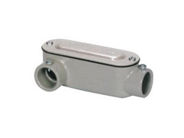 Morris 14194 Aluminum EMT Set Screw Conduit Body LR Type with Cover & Gasket 15 in