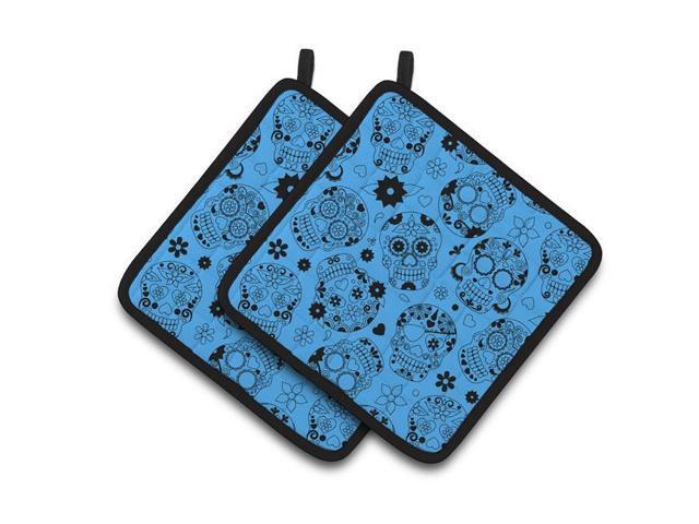 Carolines Treasures BB5120PTHD Day of the Dead Red Pair of Pot Holders