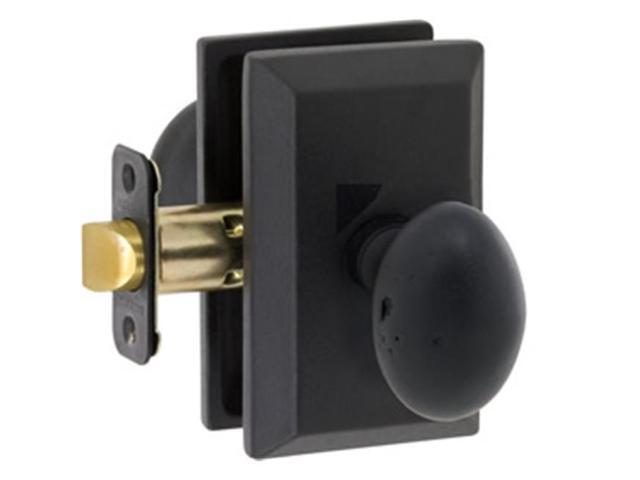 Delaney Designer 682309S Sorrento Series Privacy Door Knob Set With Square Backplate