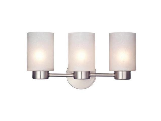 Westinghouse 6227900 Sylvestre Three Light Indoor Wall Fixture Brushed Nickel
