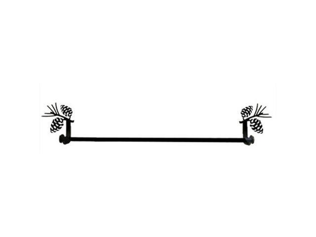 Village Wrought Iron TB-89-L Large Pinecone Towel Bar