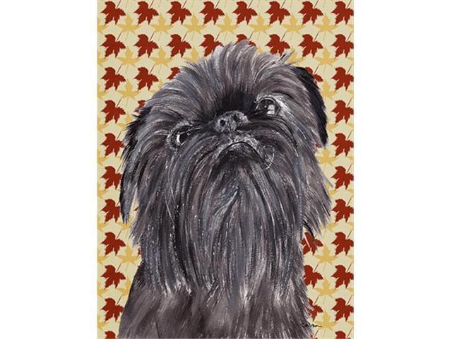 Carolines Treasures SC9545GF Brussels Griffon Fall Leaves Flag Garden Size