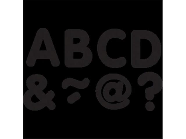 Teacher Created Resources 77188 2 in Classic Magnetic Letters Black