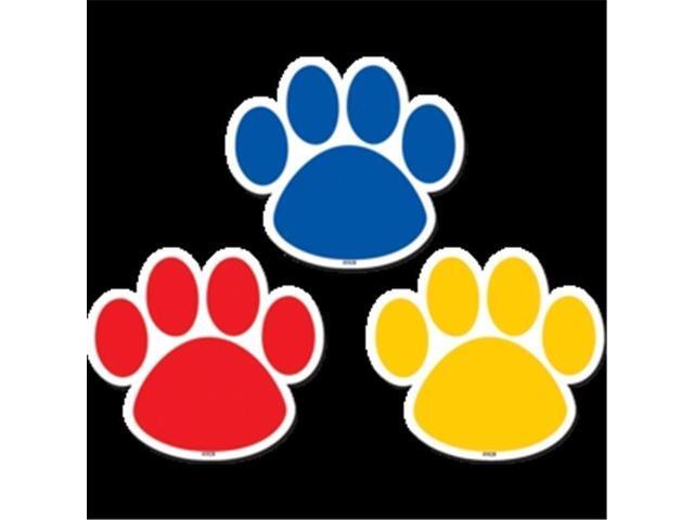 Teacher Created Resources 77207 Colorful Paw Prints Magnetic Accents