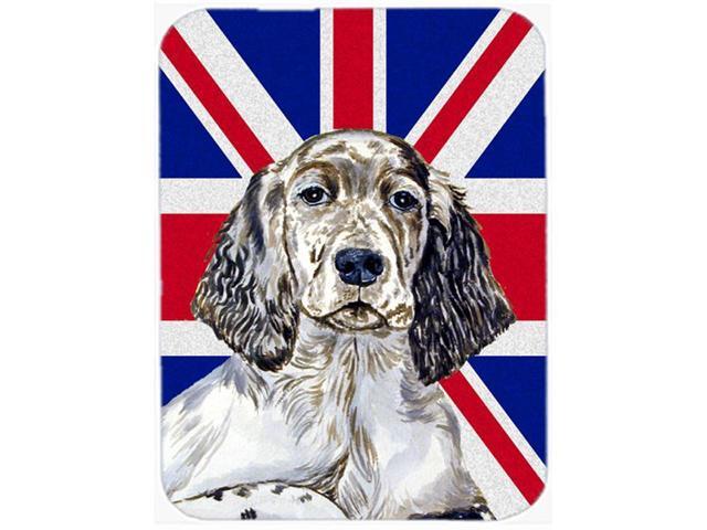 English Setter with English Union Jack British Flag Mouse Pad Hot Pad or Trivet LH9474MP