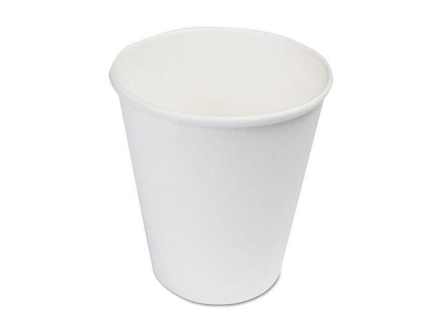 Boardwalk WHT8HCUP Paper Hot Cups 8 oz White 1000/Carton