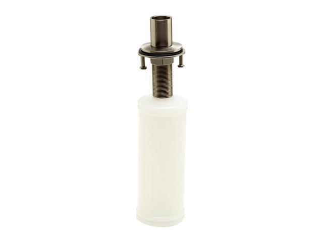 ALFI Brand AB5006-BSS Modern Round Brushed Stainless Steel Soap Dispenser