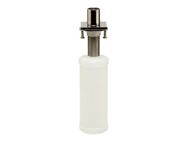 ALFI Brand AB5007-PSS Modern Square Polished Stainless Steel Soap Dispenser